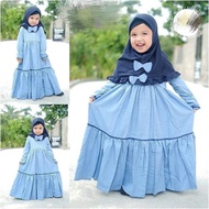 ALENE LIZA PREMIUM KIDS' GAMIS + HIJAB CHILDREN'S GAMIS/ CHILDREN'S MUSLIM GAMIS/