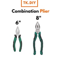 【TK.DIY】6" &amp; 8" Heavy Duty (CRV) Combination Plier (Wider Mouth) / Cutter Playar / Playar Gabungan