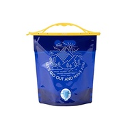 Iwatani Material Water Tank Washable Water Bag 3L Mountain Blue WWB-3MB Washable Dry Cock