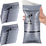 Portable mini toilet bag used in emergency situations
