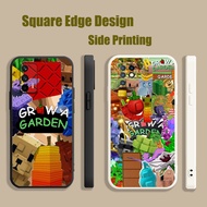 Casing For Vivo S1 V21e Y76 Y73 V25e Grow a Garden Video game FXZ04 Phone Case Square Edge