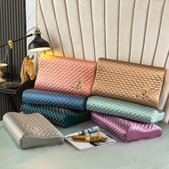 D0715 Summer Latex Embroidered Pillowcase 60x40cm Single Adult Memory Pillowcase 50x30cm Summer Mat 