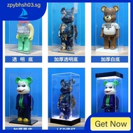 [in stock]Bearbrick 400% Kubrick Transparent Acrylic Violent Building Block Display Box Figure Model Storage Dust Cover ILO3