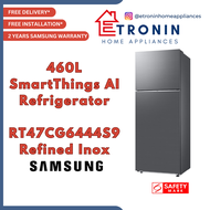 Samsung 460L Refrigerator SmartThings AI Energy Mode RT47CG6444S9SS Refined Inox