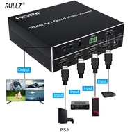 1080P 4x1 HDMI Multi-viewer 4 Channel Video Multiplexer HDMI Multiviewer Quad Screen Splitter Video Converter Seamless Switch for PS3 PS4 Xbox Camera Laptop PC To TV Monitor