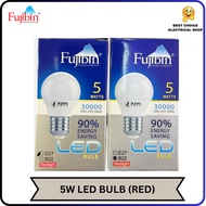 Fujibin 5W G45 LED Bulb Mentol LED B22/ E27 Red