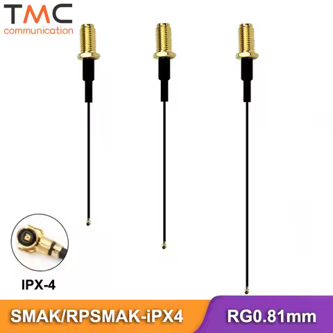 MHF4 to SMA Cable RP-SMA Female to uFL/u.FL IPX4 SMA Female 0.81mm for WIFI Antenna RG0.81MM Pigtail