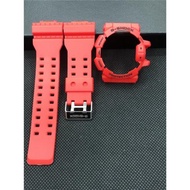 適配卡西歐手表帶透明冰韌樹脂GBA/GA-400SK白武士5413/5398表帶