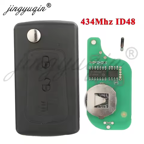jingyuqin 434Mhz ID48 Flip Remote Key for Great Wall Haval Hover H3 H5 3 Buttons Original Factory Ke