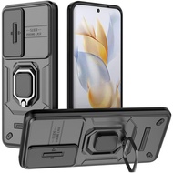 Compatible with Honor 90 5G Bracket Shell,with Slide Camera Lens Cover Compatible with Honor 90 5G R