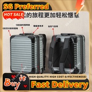 Aluminum alloy backpack suitcase, high-quality luggage, multifunctional storage backpack, self-opera