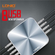 LDNIO A8101 10A max Quick Charge 3.0 Technology 8 USB Port Auto ID USB Fast Quick Rapid Charger (10A