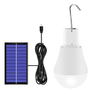 Solar Light Bulb 130LM Portable Solar Powered LEDs Bulb Light for Hiking Fishing Camping Tent Lighti