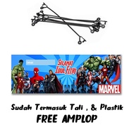 Plastik Snack Hari Raya FREE AMPLOP ( ISI 25 PCS ) - KOSTUM NAMA / FOTO 17x25 || Tas Pelastik Snack