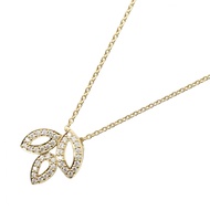 [มือสอง] สร้อยคอขนาดเล็กประดับเพชรลายดอกลิลลี่จาก Harry Winston รุ่น PEDYSM1MLC รอบคอ 55.5 ซม. ทองคำ