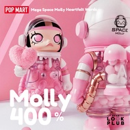 [ Pop Mart ] Molly 400% : Mega Space Molly Heartfelt Words ตุ๊กตาฟิกเกอร์ Art Toys แอคชันฟิกเกอร์ Fi