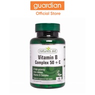 Natures Aid Vitamin B Complex 50+, 90 tablets