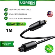 UGREEN Digital Fiber Optical Audio Cable Toslink SPDIF Coaxial Cable Premium Digital Optical Play Station PS4 PS3 XBOX 360 Tv Box CD DVD Player TV Amplifier Speaker Soundbar 1 1.5 2 3 Meter