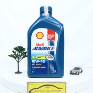 SHELL ADVANCE AX7 MATIC 1 LITER 10W-40 SCOOTER OLI MESIN MOTOR MATIC