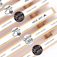 Multiple Design Long Sticker / Cookies / Cake Baking Pastry Sticker / Packaging Sticker
