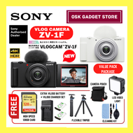 Sony ZV-1F ZV1F Premium Vlogging Compact Camera | 4K HDR | Bundle Package | Sony Malaysia Warranty