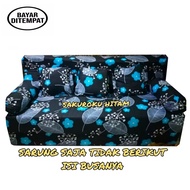 Sarung Sofa bed Tebal 20cm No 1 2 3 4 / Cover Kasur Busa Resleting Sofabed Inoac dan Royal