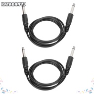 KATAKANVD 2PCS 6.35mm To 6.35mm Single-channel, 3.3ft Plug and Play Guitar Instrument Cable, Flexibl