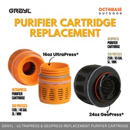 GRAYL - REPLACEMENT FILTER PURIFIER 16oz & 24oz CARTRIDGE BOTTLE WATER FILTER OUTDOOR HIKING