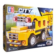 Mainan Anak Robot Block Brick 4 In 1 Mobil Transformer