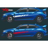 Honda Civic stickers, sedan car stickers, Honda Civic accessories