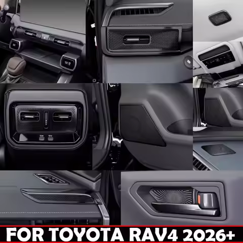 For Toyota RAV4 RAV 4 RAV4 2026 2027 Car Speaker Grill Cover Stainless Steel Mesh Subwoofer Protecto