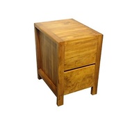 【吉迪市100%全柚木家具】RPNA008A 柚木方型邊几 床頭櫃 邊櫃