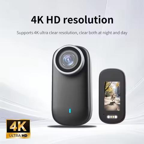 4K WiFi Thumb Sports Camera IP65 Waterproof and Dustproof Sports Camera, Outdoor Cycling Sports Reco