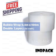 bubble wrap inflatable bubble wrap Bubble Wrap 0.5m x 100m - Double Layer ( 2 in 1 )