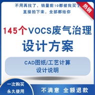 VOCS Emission Control Solution CAD Drawings Catalytic Combustion Process Ammonia Desulfurizatio