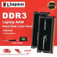 [Local 24H]Kingston HyperX Impact Laptop Ram DDR3/DDR3L SO-DIMM 8GB 4GB 1600Mhz 1333MHz 1.35V 1.5V 2