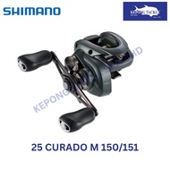 2025 SHIMANO CURADO M 150 (RIGHT) / 151 (LEFT) 25 Baitcasting Fishing Reel BC Mesin Pancing 1 Year W