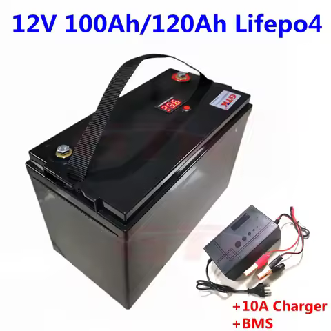 Gtk 4S 12.8V 12V 100ah 120AH Lifepo4 Lithium Battery Pack Akku with smart 100A Bluetooth BMS App for