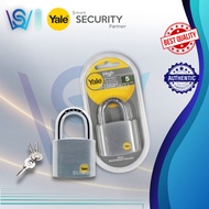 YALE SATIN CHROME BORON SHACKLE PADLOCK Y120/50/127/1