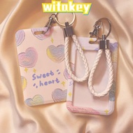 WITAKEY Credit Card Holders, Plastic Business Card Holder, Cute Bus Card Cover Student