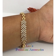 Mei Padi Titanium 22K Adult Bracelet (gold)