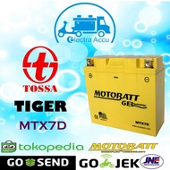 Aki motor Tossa Tiger motobatt MTX7D Aki Kering