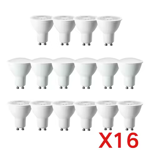 16PCS LED Spot Light Bulb GU10 Lamps AC 220V 3W 5W 6W 7W 8W 9W LED No Flicker Natural White Lighting
