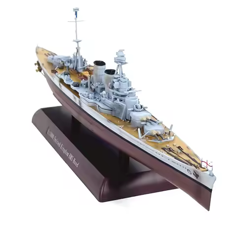 1 Box 26.5cm Diecast Alloy 1/1000 Scale United Kingdom HMS Hood Battlecruiser Model Ship Static Disp