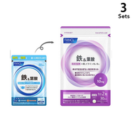 芳珂 鐵質&葉酸 約90日份 3袋優惠組 60粒×3