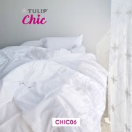 TULIP ชุดเครื่องนอน ผ้าปูที่นอน ผ้าห่มนวม รุ่นTULIP CHIC สีพื้น CHIC06 สัมผัสนุ่มสบายสไตล์มินิมอล