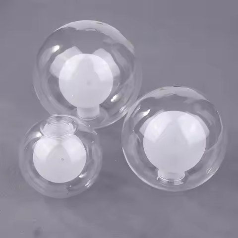 Ball In Ball G9 Globe Glass Shade Replacement Clear White D80mm D100mm D120mm Fitter Opening Lampsha