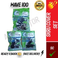 SC- W100/ Wave 100 Skru Body Set / Screw Body Cover Set [Full Set] - Skru Cover W100/ Screw Cover Wa