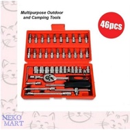 Set Spanar & Skru / 46pcs Wrench Set Spanner Socket Tool Set Repair