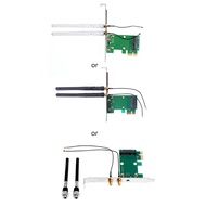 BKPP1 Wifi Adapter Mini Pcie to PCI-E 1X Wifi Raiser   Card Support Mini Pcie  Adapter with Antennas